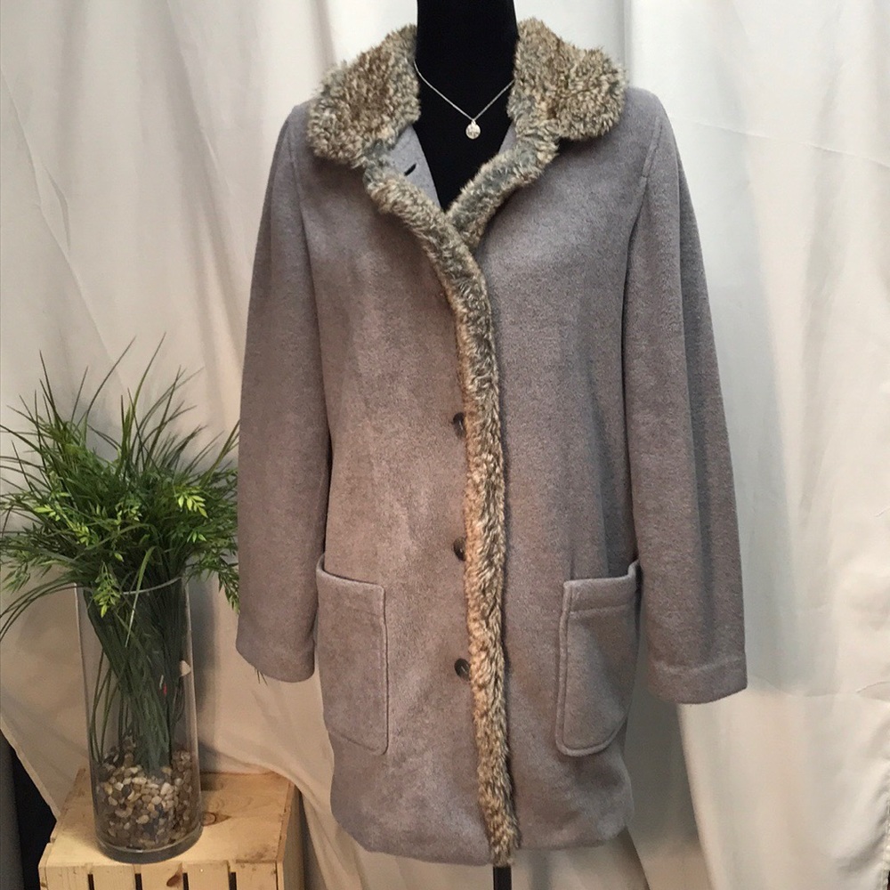J. Jill Fleece jacket/coat